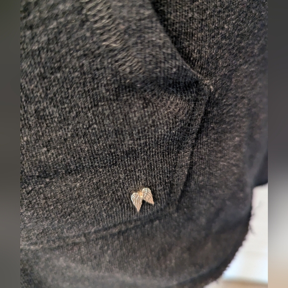 Victoria's Secret wing charm 1/4 zip tunic style sweatshirt fleece lined size sm - Picture 4 of 10